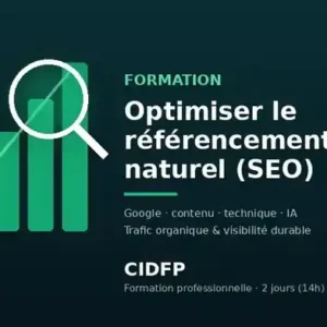 Formation optimiser le référencement naturel (SEO)