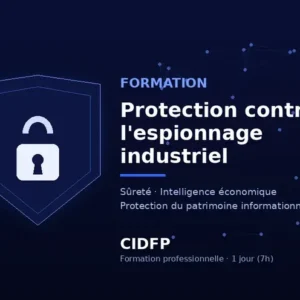 Formation Protection contre l'espionnage industriel