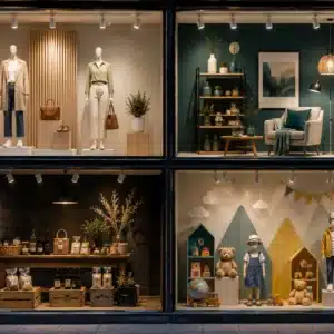 Formation aménagement et décoration d'une vitrine